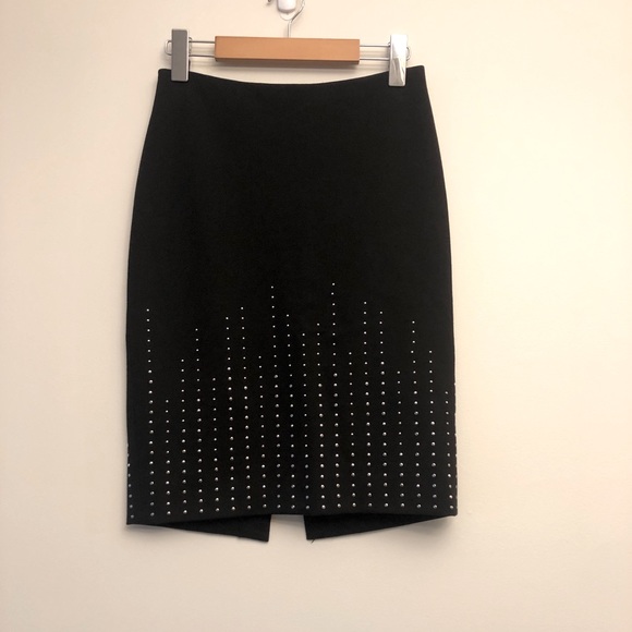 White House Black Market Dresses & Skirts - White House Black Market Studded Skirt, Size 0